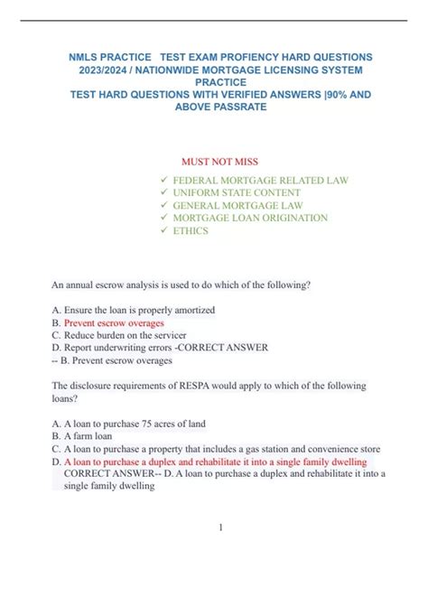 is the national mortgage licensing test hard|A step.